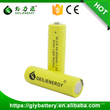 Wholesale 14500 aa 600mah 1.2v ni-cd rechargeable battery nickel cadmium rechargeable aa battery for solar lights